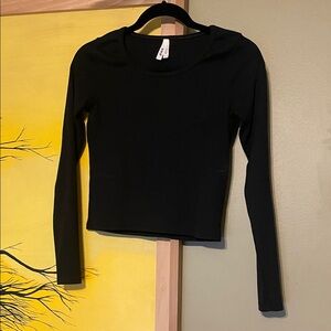 Pact Black Long Sleeve Women's Tee